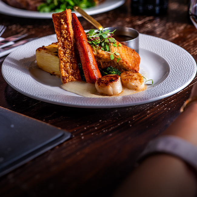Explore our great offers on Pub food at The Whittington Arms