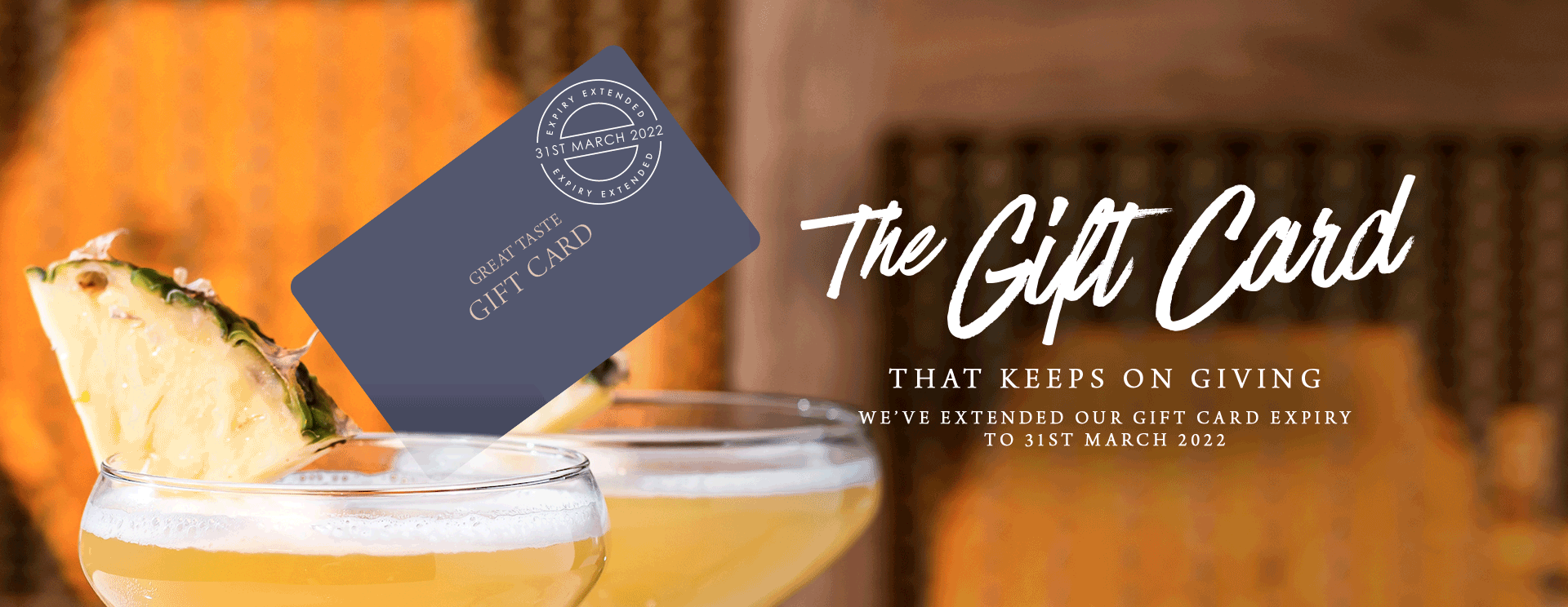 Give the gift of a gift card at The Whittington Arms