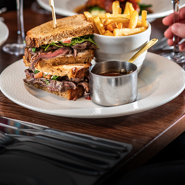 Brunch menu at The Whittington Arms