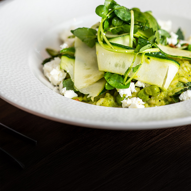 Vegan menu at The Whittington Arms